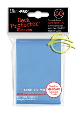 Ultra Pro Fundas para Cartas Estándar Paquete 50 Azul Claro