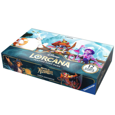 RAVENSBURGER DISNEY: LORCANA - AZURITE SEA BOOSTER DISPLAY (24 PACKS) - ITA