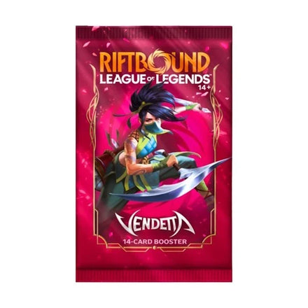 Riftbound League of Legends TCG Vendetta 14-Card Booster Pack ENG