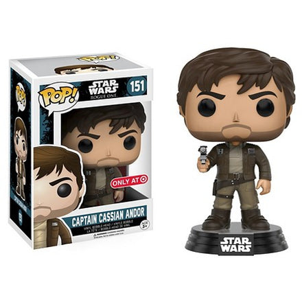 FUNKO POP STAR WARS: ROGUE ONE - 151 Captain Cassian Andor con chaqueta marrón