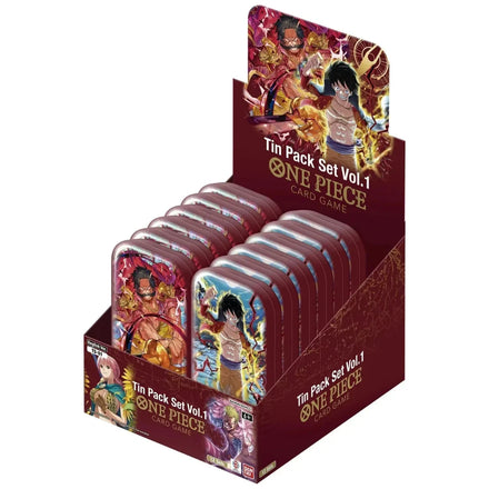 CASE 12x Mini Tin One Piece OP-10 Royal Blood 2 Pack versione Inglese op10 (EN)