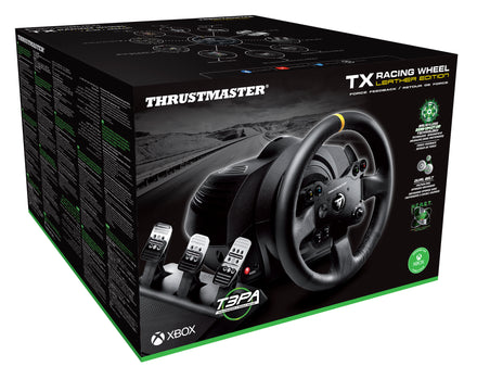 THRUSTMASTER Volante TX RACING WHEEL LEATHER EDITION (Compatible con Xbox Series X/S, Xbox One y PC)
