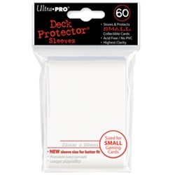 Ultra Pro Protectores de cartas Mini Paquete 60 fundas Blanco