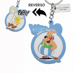 Asterix & Obelix Llavero de goma reversible de Obélix