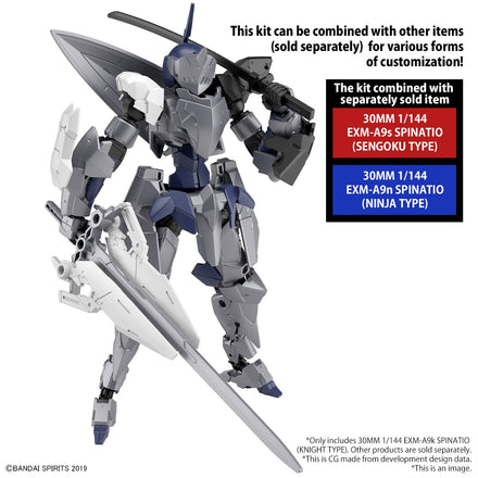 30mm Exm - A9k Spinatio Knight Type 1/144 Model Kit Bandai Model Kit
