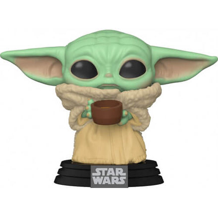FUNKO POP Star Wars: The Mandalorian - 378 The Child con taza 9 cm