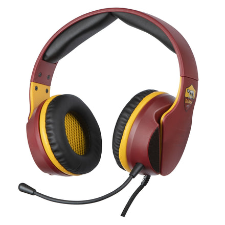 Auriculares con cable QUBICK: AS Roma (compatible con Ps4, Ps5, Xbox, PC, Switch)