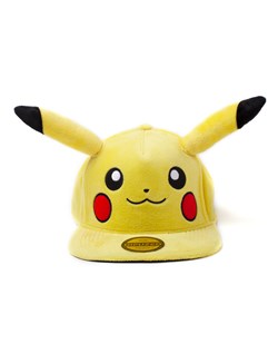 DIFUZED POKEMON: GORRO DE PELUCHE DE PIKACHU CON OREJAS