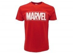 Camiseta con logo de Marvel L Roja
