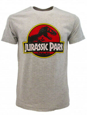 Jurassic Park: Logo T - Shirt M Grigia
