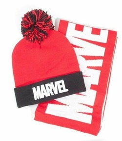 Marvel - Set de regalo de gorro y bufanda de Marvel Difuzed