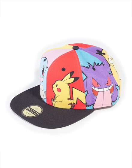DIFUZED POKEMON - MULTI POP ART - SNAPBACK (CAP)