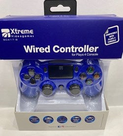 XTREME WIRED CONTROLLER BLUE PS4