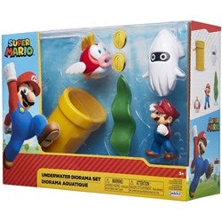JAKKS PACIFIC NINTENDO SUPER MARIO  UNDERWATER DIORAMA SET