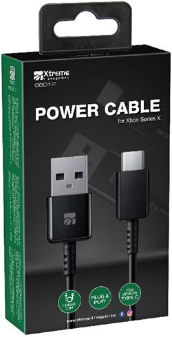 CABLE DE ALIMENTACIÓN XTREME XBOX SERIES X TIPO C 3mt