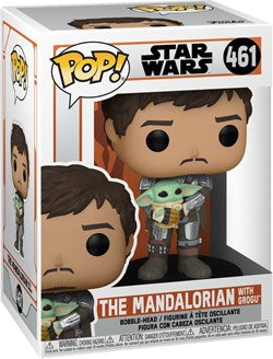 FUNKO POP Star Wars: The Mandalorian - 461 Mando w/Child 9 cm