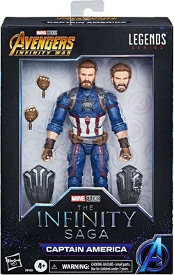 HASBRO MARVEL LEGENDS - THE INFINITY SAGA - CAPITÁN AMÉRICA 15 CM