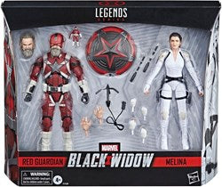 HASBRO MARVEL LEGENDS - BLACK WIDOW - RED GUARDIAN & MELINA 6-INCH