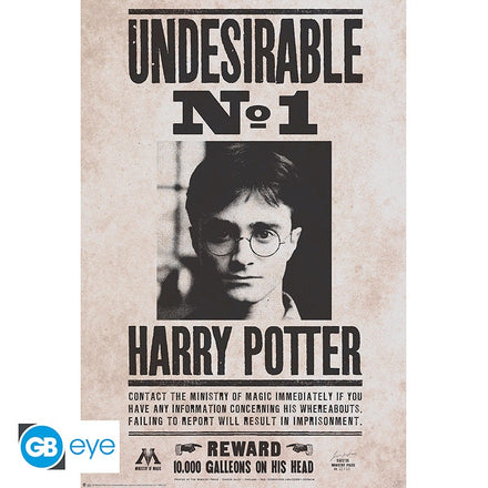 ABYSTYLE HARRY POTTER - "Harry Wanted" Poster (91.5x61cm)
