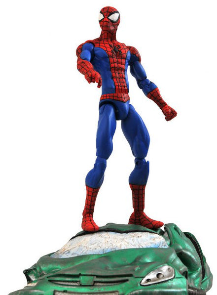 Marvel Select - Spider-Man on Car PVC Figure 19cm