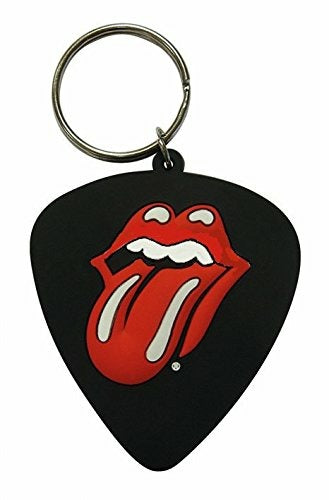 Pyramid - Rolling Stones - Portachiavi In Gomma: Logo Plettro