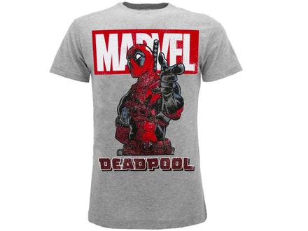 MARVEL DEADPOOL - Grey T-shirt M