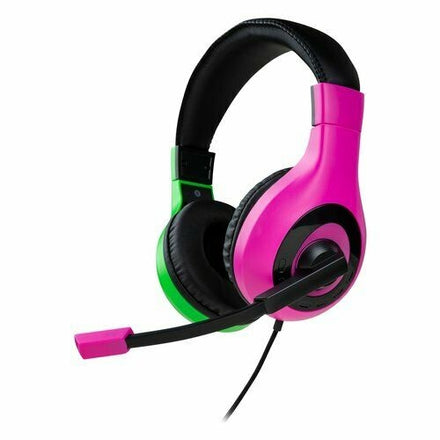 Auriculares estéreo para juegos BIGBEN V1 bicolor Morado/Verde Switch