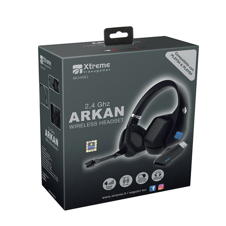 Auriculares Gaming Inalámbricos XTREME ARKAN (compatible con PS4, PS5)