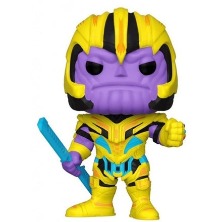 FUNKO POP Marvel: Black Light - 909 Thanos (Edición Especial) 9 cm