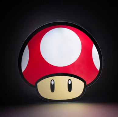 LÁMPARA 2D SUPER MUSHROOM MARIO NINTENDO PALADONE