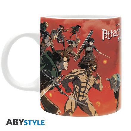 ABYSTYLE ATTACK ON TITAN - Battle scene - Tazza 320 ml