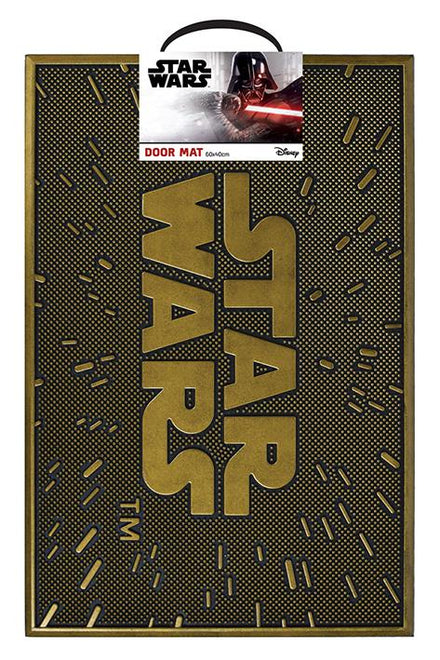 PYRAMID RUBBER DOORMAT - STAR WARS (LOGO)