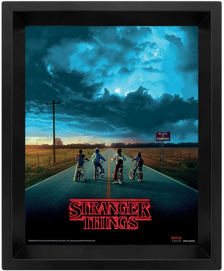 PYRAMID STRANGER THINGS (MIND FLAYER) - POSTER 3D LENTICULAR INCORNICIATO