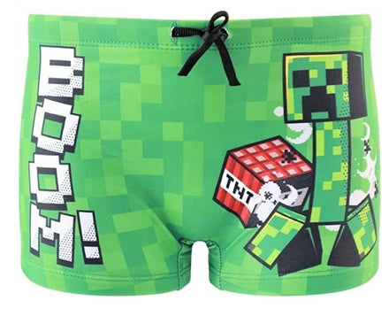 MINECRAFT: BOOM TNT - COSTUME DA BAGNO BOXER 8 ANNI (128cm)