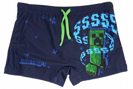 MINECRAFT : CREEPER SSSS - COSTUME DA BAGNO BOXER 6 ANNI (116cm)