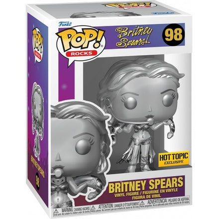 FUNKO POP  Rocks: Britney Spears- 98 Britney Spears Slave 4U (Exclusive, possibile allocazione) 9 cm