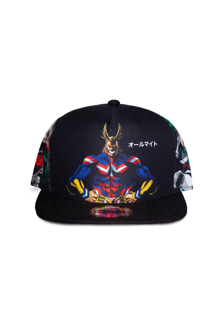 DIFUZED MY HERO ACADEMIA - GORRA SNAPBACK - ALL MIGHT, DEKU & KATSUKI