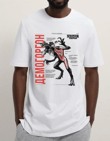 DIFUZED STRANGER THINGS - DEMOGORGON IN RUSSO T-SHIRT (XL)