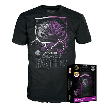 FUNKO POP  Funko Boxed Tee: Marvel - Black Panther T-shirt (M)