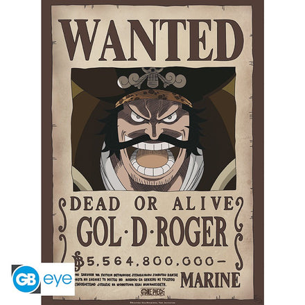 ABYSTYLE ONE PIECE - Póster: "Wanted Gol D. Roger" (52x38)