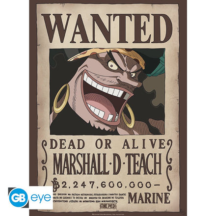 ABYSTYLE ONE PIECE - Poster: "Wanted Blackbeard" (52x38)