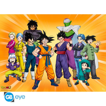 ABYSTYLE DRAGON BALL HERO - Póster "Goku's Group" (52x38)