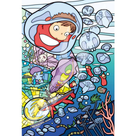 Ponyo 126  Pezzi Stained Glass Puzzle Puzzle Studio Ghibli