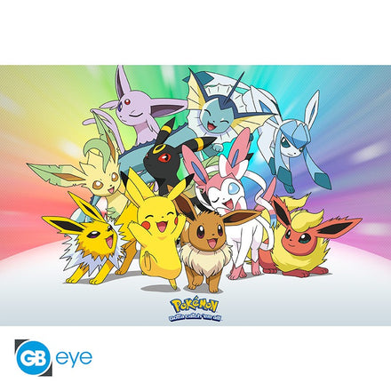 ABYSTYLE POKEMON - Poster grande: "Eevee" (91.5x61)