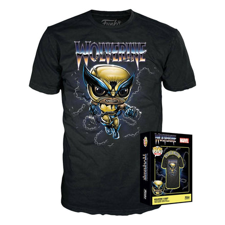 FUNKO POP Funko Boxed Tee: Marvel - Camiseta de Wolverine (L)