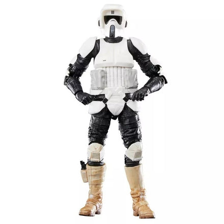Sw Bl Roj Biker Scout Trooper Af Action Figura Hasbro