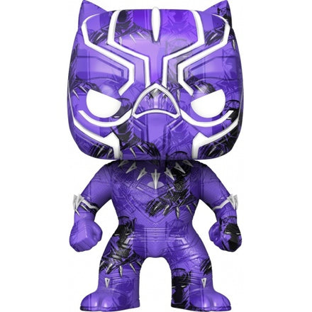 FUNKO POP Marvel: Art Series - 72 Black Panther (Special Edition) 9 cm