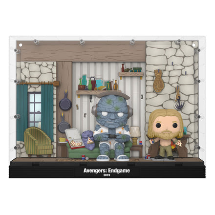 FUNKO POP Marvel: Vengadores Endgame - 05 Moments Deluxe Pack de 2 La casa de Thor 9 cm