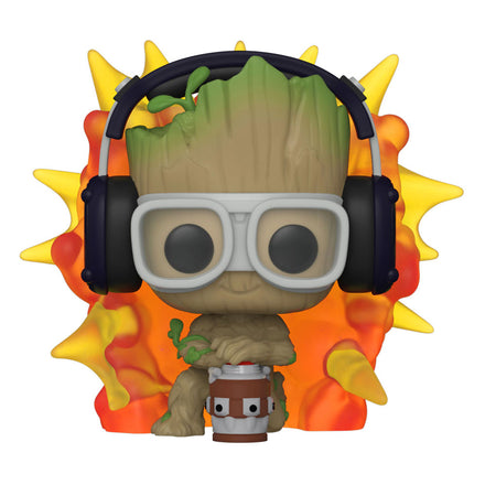 FUNKO POP Marvel: I Am Groot - 1195 Groot w/Detonator 9 cm