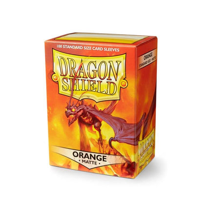 Dragon Shield Standard Sleeves - Matte Orange (100 Sleeves)